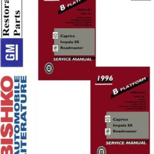 1996 Buick Roadmaster, Chevrolet Caprice, Impala SS Service Repair Manual CD