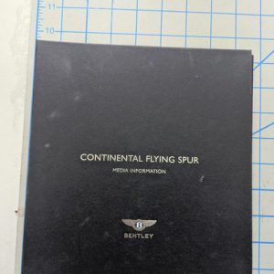 2005 Bentley Continental Flying Spur Media Press Information Kit photo CD