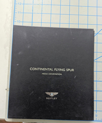 2005 Bentley Continental Flying Spur Media Press Information Kit photo CD