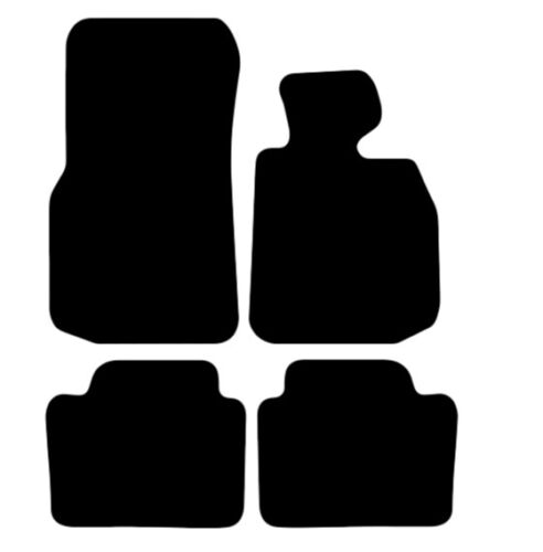 FITS BMW 4 SERIES F36 GRAN COUPE 2013 TO 2020 TAILORED BLACK CAR FLOOR MATS SET