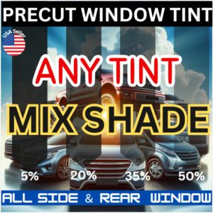 PreCut Window Film/Tint for Ford Fusion 20-13 4D Sedan All Side&Rear ANY Shade